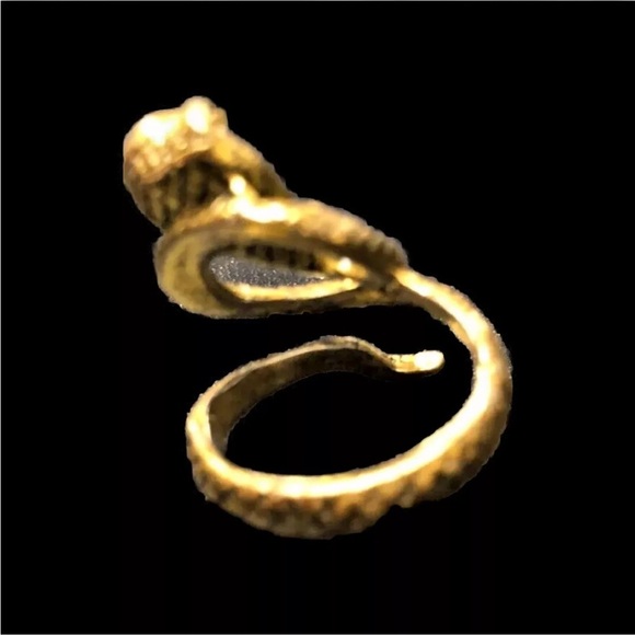 Serpent Wrap RING - Size 9 (3/4" Wide Opening) - Reputation -Mens/Women's Ring - Picture 5 of 6